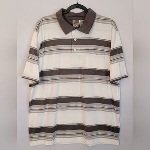 NWT Ocean Pacific Vintage Striped Mens Polo Shirt - Size M